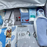 Готовий набір для малюка до пологового будинку (24 одиниці + прозора сумка в подарунок) Baby Boy ЕкоМама Різні кольори, фото 7