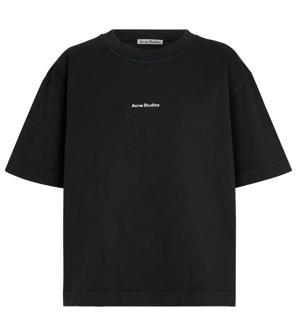 Футболка No Brand Logo cotton jersey T-shirt Black S