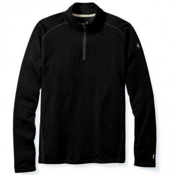 Футболка Smart Wool Men's Merino 150 Baselayer 1/4 Zip Black S (1033-SW 14070.001-S)