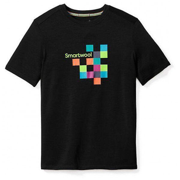 Футболка Smart Wool Men's Merino 150 Logo Tee Black S (1033-SW 16059.001-S)
