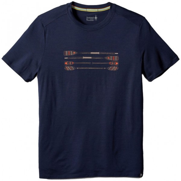 Футболка Smart Wool Men's Merino 150 Paddles And Oars Tee Deep Navy XL (1033-SW 16047.092-XL)
