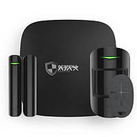 Комплект бездротової сигналізації Ajax StarterKit 2 (8EU) black з підтримкою датчиків з фотофіксацією тривог