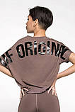 Футболка Designed for Fitness OVERSIZE LONG NUDE XS/S, фото 4