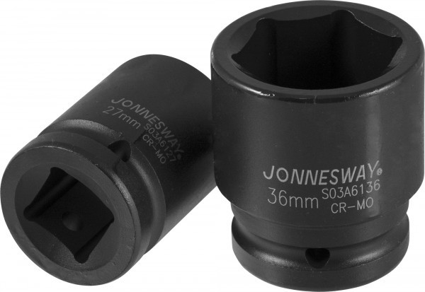 Голівка ударна JONNESWAY S03A6136 3/4" 36мм