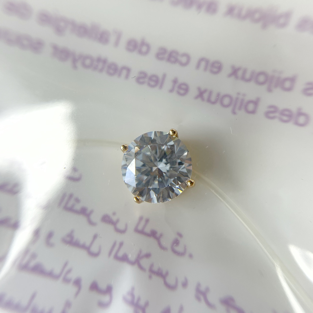 Підвіска страз позолота Xuping Ювелірна біжутерія Шнурок силіконовий прозорий Золотистий 410 x 8 мм C15013