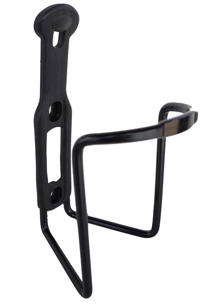 Фляготримач велосипедний Huasion H-C5 алюміній/пластик, чорний, фото 1