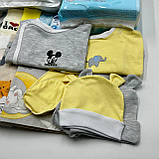 Готовий набір для малюка до пологового будинку (24 одиниці + прозора сумка в подарунок) нейтральний Baby ЕкоМама, фото 3