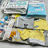 Готовий набір для малюка до пологового будинку (24 одиниці + прозора сумка в подарунок) нейтральний Baby ЕкоМама, фото 2