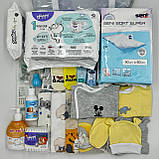 Готовий набір для малюка до пологового будинку (24 одиниці + прозора сумка в подарунок) нейтральний Baby ЕкоМама, фото 5