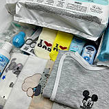 Готовий набір для малюка до пологового будинку (24 одиниці + прозора сумка в подарунок) нейтральний Baby ЕкоМама, фото 6