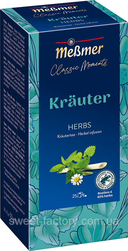 Чай Messmer Classic Moments Krauter 25s 50g