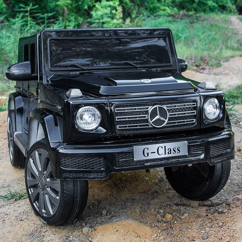 Дитячий електромобіль на акумуляторі джип Mercedes G500 на радіокеруванні для дітей 3-8 років Чорний