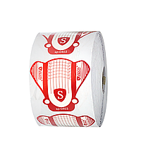 Форми для нарощування нігтів паперові Salon Professional № 403 Червоні