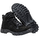 Тактичні черевики літні закритого плану, військове взуття гром чорні, фото 3