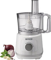 Gorenje Кухонна машина, 800Вт, чаша-пластик, корпус-пластик+метал, насадок-5, білий, фото 4