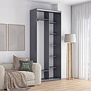 Шафа Купе (1) Шир від 1000 до 1800 мм., Вис 2400 мм., Гл 450 мм. + Дзеркало, фото 3