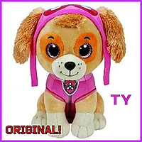 Плюшевая мягкая игрушка собачка SKY Собачий Щенячий патруль мягкие игрушки Paw Patrol Скай 25 см Большая