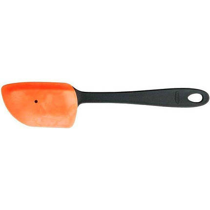 Fiskars Лопатка кухонна Essential, 27см, пластик, силікон, чорний, фото 1