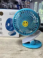 Вентилятор на прищіпці GF-175 з акумулятором, поворотний