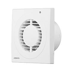 ARDESTO Витяжний вентилятор BFO-100W 15 Вт, 80 м3/г, 2400 об./хв., 33 дБ, білий