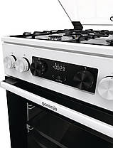Gorenje Плита комбінована, 70л, 50x60см, дисплей, IconLed, емальовані, білий, фото 4