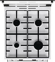 Gorenje Плита комбінована, 70л, 50x60см, дисплей, IconLed, емальовані, білий, фото 6