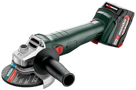 Metabo Шліфмашина кутова акумуляторна W 18 L 9-125 QUICK, 125мм, Li-Power, 2*18В, 5.2Аг, 2.3кг, фото 1