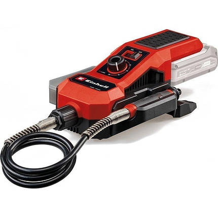 Einhell Гравер акумуляторний TE-MT 18/34LI-Solo, PXC, 18 В, 5000-34000об.), гнутий вал 92 см, 1.4 кг, (без АКБ, фото 1