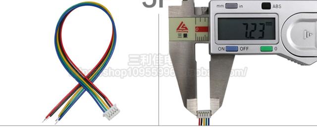 ПВХ кабель 28AWG 200мм із роз'ємом JST GH1.25 Female