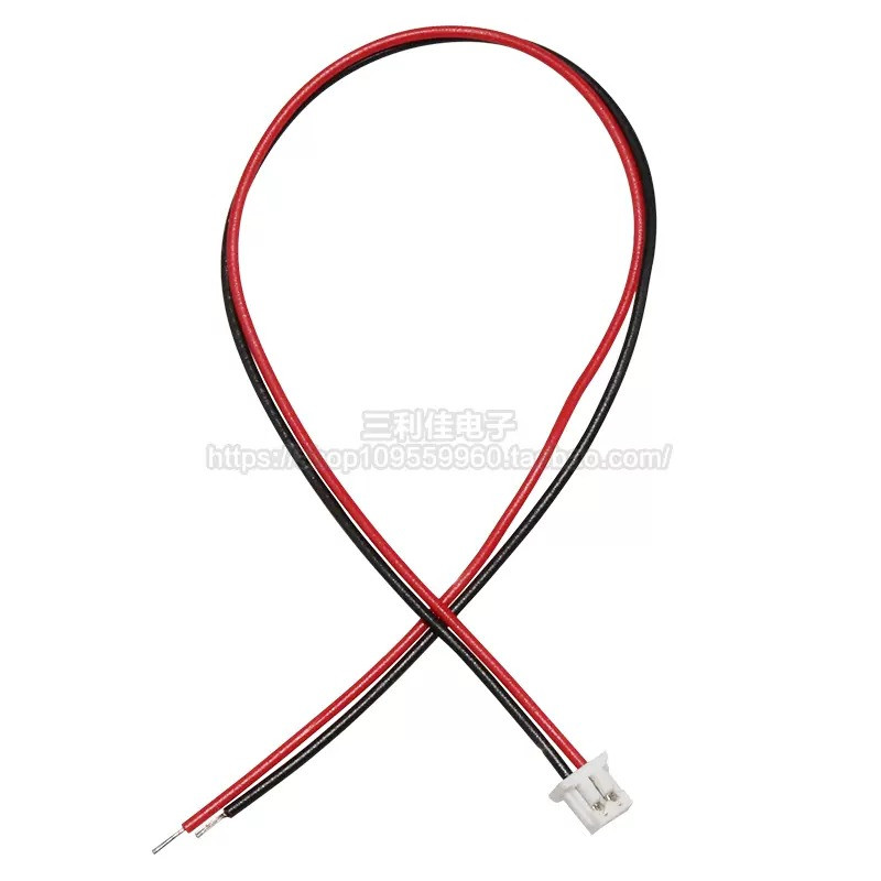 ПВХ дроти 30AWG 200мм із роз'ємом JST GH1.0 Female