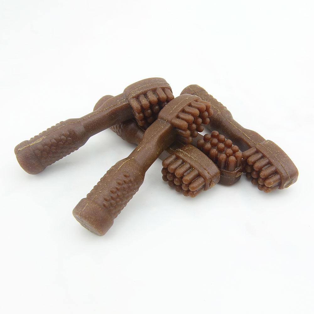 Ласощі для собак "зубна щітка" морквяна 8-8,5 см ZooFooD 500 г, фото 1