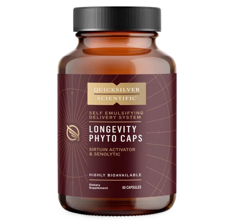 Quicksilver Scientific Longevity Phyto Caps / Антивікова формула для підтримки здорового старіння 60 капсул, фото 1