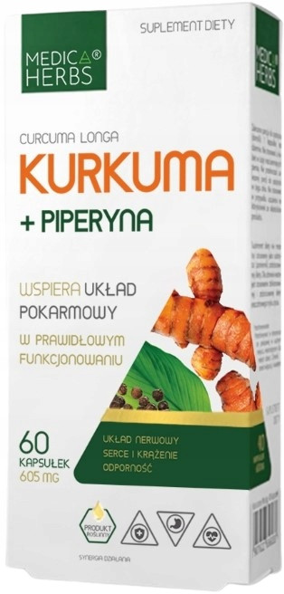 Medica Herbs Куркума + Піперин куркума капсули 60 шт.