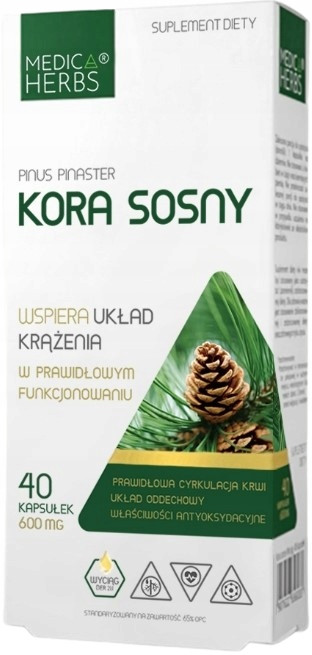 Medica Herbs кора соснова капсули 0,05 мл 40 шт.