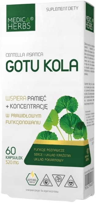 Medica Herbs Готу Кола капсули 60 шт.