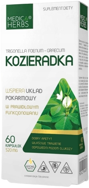 Medica Herbs Пажитник Травна система Травна система