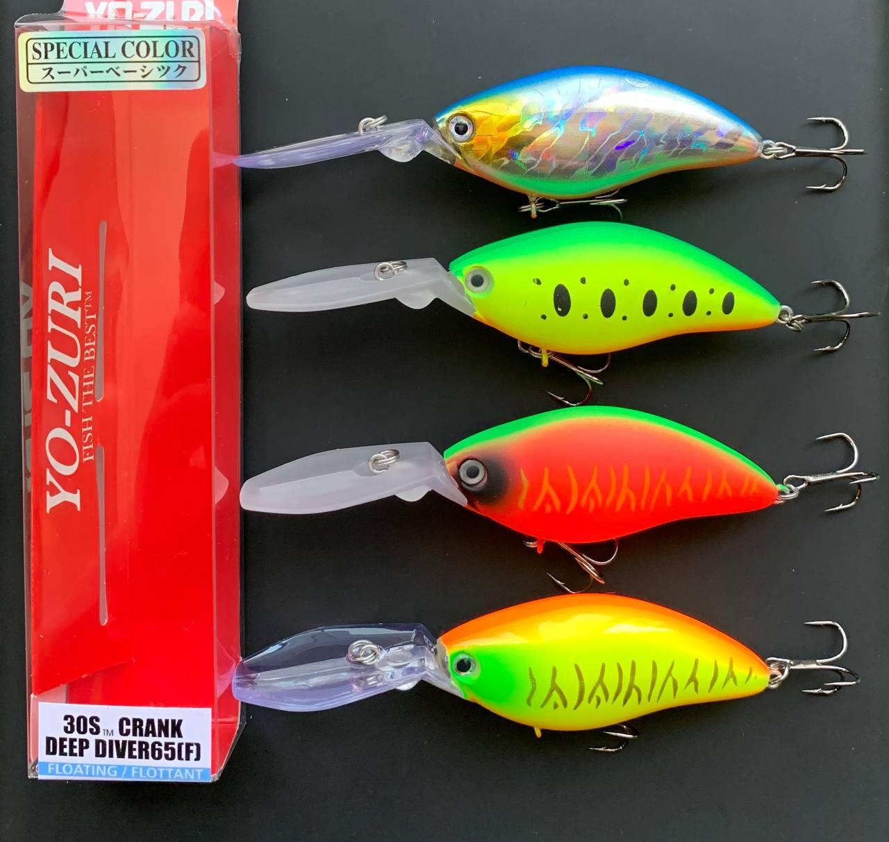 Воблер на тролінг Yo-zuri (Fishing)  3DS Crank Deep Diver 65F 17g ( набір 4шт), фото 1