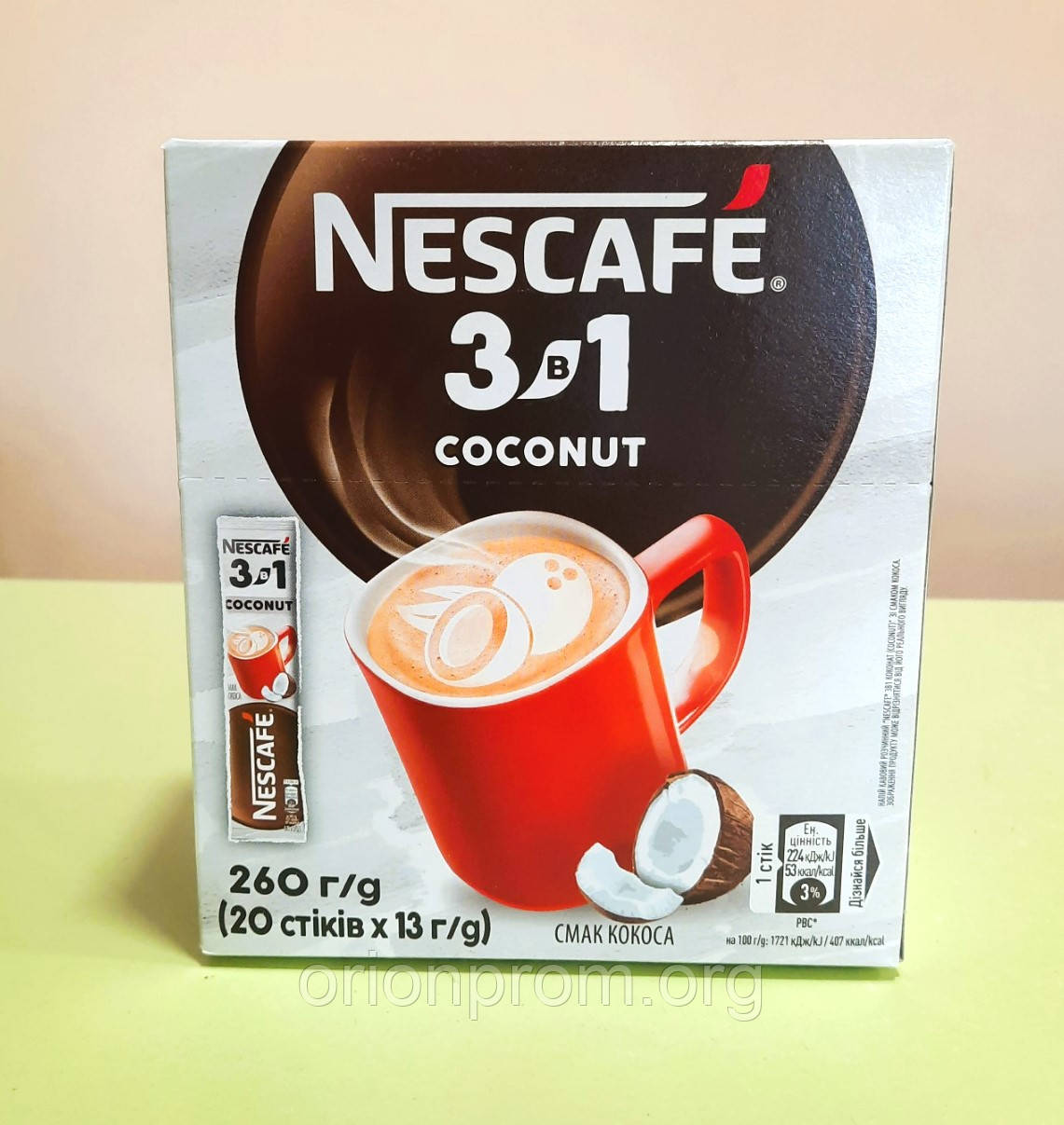 Кавовий напій Nescafe Coconut Mix 3 в 1 20 стіків