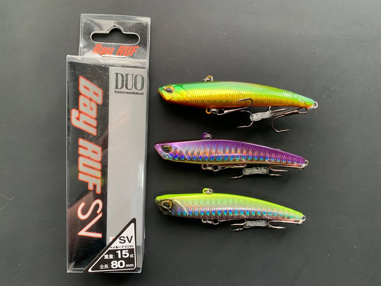 Воблер Ратлін VIB Fishing DUO BAY RUF SV-80 15g (набір 3шт), фото 1