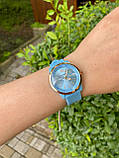 Жіночий наручний годинник з силіконовим ремінцем Skmei 2008BU Blue блакитний, фото 3