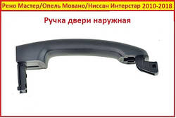 Ручка дверей Майстер бічній Renault Master 3 Рено 2010- зовнішня передня задня