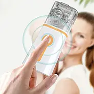 Портативний ультразвуковий міні-небулайзер інгалятор M 202 Міні-розпилювач для інгаляцій, фото 3