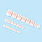 Накладні нігті 24 шт. французький манікюр + клейові стики, типси для пальців ніг, фото 3