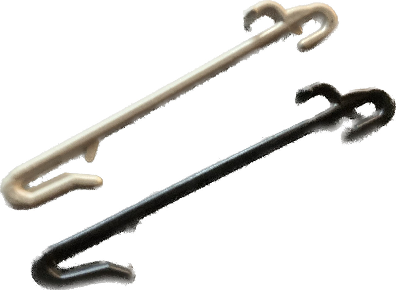 Фіксатори кліпси для виноградної лози пластикові затискачі гачки для підвязування рослин 100 шт, фото 1