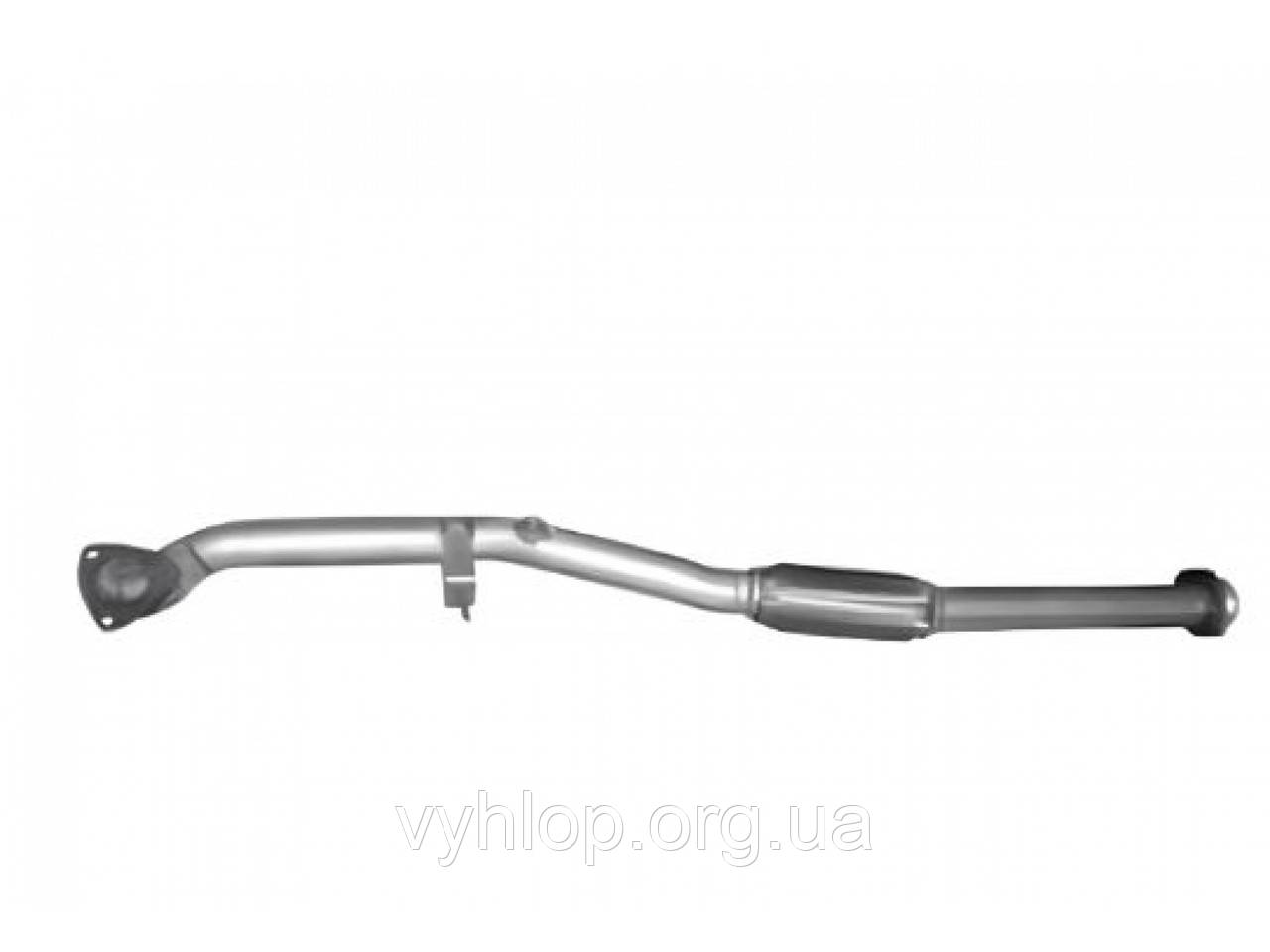 Труба приймальна (з гофрою) Опель Вектра Б (Opel Vectra B) 1.8i 16V 09/00-08/02 (17.279) Polmostrow 852-409