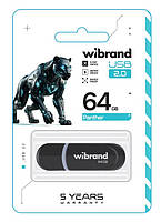 USB флешдрайв 64GB Wibrand Panther USB 2.0 Black (WI2.0/PA64P2B), фото 3