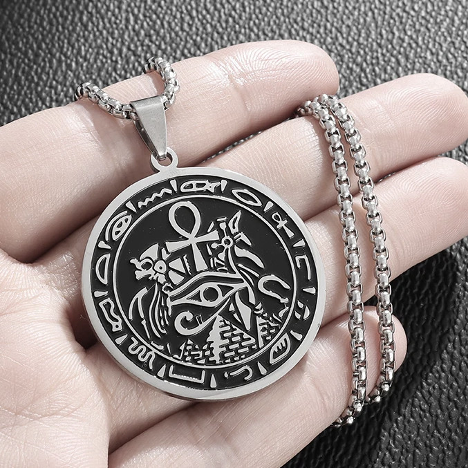 Кулон із єгипетськими символами Анкх та Око Гора, фото 1