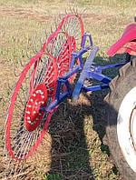 Граблі ворушилки сонечко до мінітракторів (3т, спиця 6 мм оцинкована)