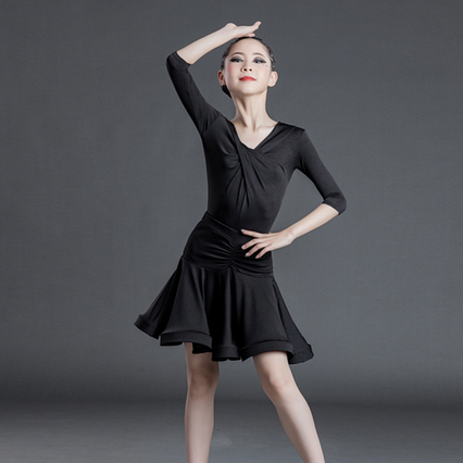 Тренувальна спідниця для латини Apmi чорний