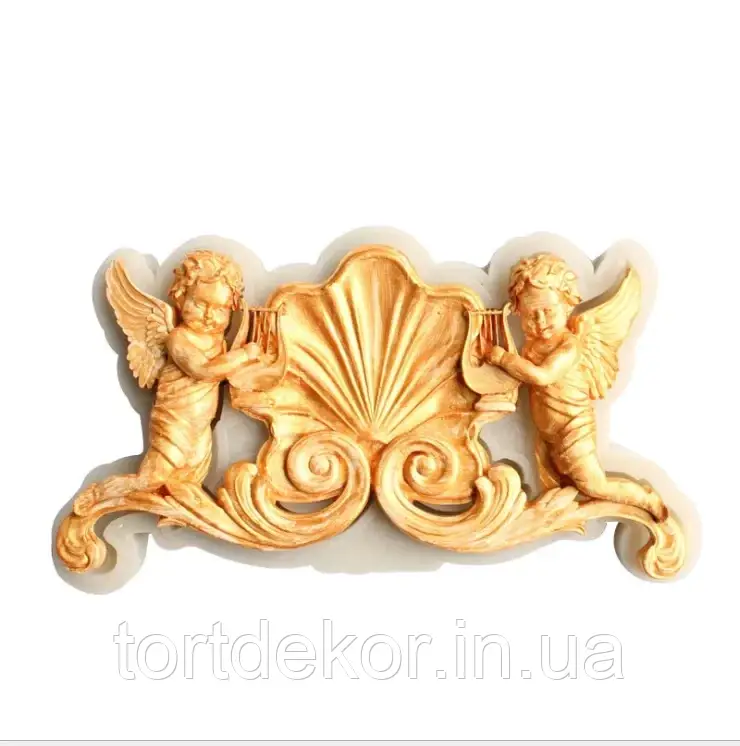 Молд силіконовий "Два ангелочка", фото 1